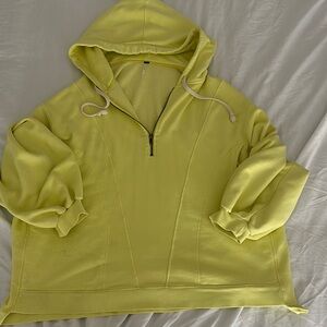 Free People half Zip Sweatshirt